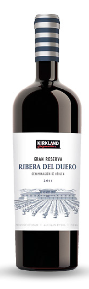 RIBERA DEL DUERO. GRAN RESERVA. KIRKLAND SIGNATURE